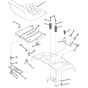 McCulloch M155107HRB - 96061012305 - 2010-07 - Seat Parts Diagram