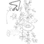 McCulloch M155107HRB - 96061031501 - 2011-01 - Mower Deck - Cutting Deck Parts Diagram