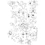 McCulloch M155-107HRB - 96051004100 - 2011-11 - Mower Deck - Cutting Deck Parts Diagram