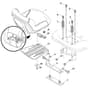 McCulloch M155-107TC - 96051006502 - 2013-07 - Seat Parts Diagram