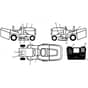 McCulloch M155-107TC - 96051009900 - 2013-06 - Decals Parts Diagram