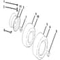 McCulloch M16538H - 96041011700 - 2010-03 - Wheels and Tyres Parts Diagram