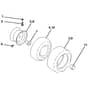 McCulloch M165-97TC CLASSIC - 96051016600 - 2017-07 - Wheels and Tyres Parts Diagram