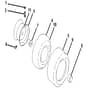 McCulloch M185107H - 96041025300 - 2011-09 - Wheels and Tyres Parts Diagram