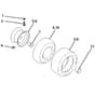 McCulloch M185107HRB - 96051005200 - 2011-12 - Wheels and Tyres Parts Diagram