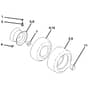 McCulloch M185107HRB - 96061012205 - 2010-01 - Wheels and Tyres Parts Diagram