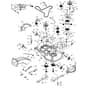 McCulloch M185107TC - 96051006601 - 2013-01 - Mower Deck - Cutting Deck Parts Diagram
