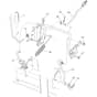 McCulloch M185-107TC - 96051006701 - 2013-01 - Mower Lift Lever Parts Diagram