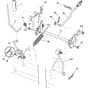McCulloch M200117H - 96041006501 - 2010-03 - Mower Lift - Deck Lift Parts Diagram