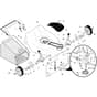 McCulloch M53-625 CMDEW - 96141015602 - 2008-03 - Drive Parts Diagram