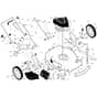 McCulloch M56-140WF - 96121002504 - 2015-08 - Frame Parts Diagram
