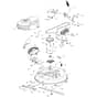 McCulloch M9566X - 96021002201 - 2012-01 - Mower Deck - Cutting Deck Parts Diagram