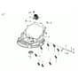 MAX 48 TK ALLROAD ALUMINIUM ( K655) EURO 5 - Oleo-Mac Rotary Mower Crankcase cover Diagram