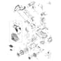 MAX 53 TBXE ALLROAD ALUMINIUM EURO 5 - Oleo-Mac Rotary Mower Complete illustrated parts list Diagram