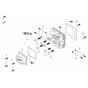 MAX 53 TK ALUMINIUM PRO (K805) EURO 5 - Oleo-Mac Rotary Mower Top cover Diagram