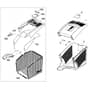 Viking MB505MM - Grass Catcher Bag - Parts Diagram