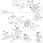 Viking MB545.0 VM - Shaft, Gear Box - Parts Diagram
