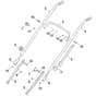 Viking MB545.1 T - Handle Lower Part - Parts Diagram