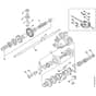 Viking MB555 C - Gear Head 2 - Parts Diagram
