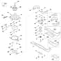 Viking MB650.0 OS - Blade, Blade Clutch - Parts Diagram