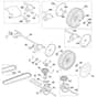 Viking MB650.0 VS - Shaft, Gear Box - Parts Diagram