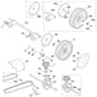 Viking MB655.0 VM - Shaft, Gear Box - Parts Diagram