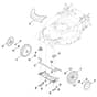 Viking MB655.3 YS - Front Axle, Cover - Parts Diagram
