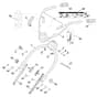 Viking MB755.0 KS - Handle Lower Part - Parts Diagram