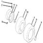 McCulloch MC195H42LT - 96042011400 - 2009-11 - Wheels and Tyres Parts Diagram