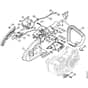 Genuine Stihl MC200 / F - Handle housing