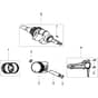 MC 400 (K700 H) -  - Efco Rotary Cultivator Crankshaft and piston Diagram