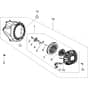 MC 400 (K700 H) -  - Efco Rotary Cultivator Starter assy Diagram