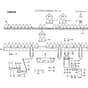 MC 405 S -  - Efco Rotary Cultivator Cutter bar Diagram