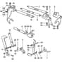 MC 418 S -  - Efco Rotary Cultivator Internals controls Diagram