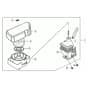 MH 175 RKS - Oleo-Mac Tiller Air Filter Diagram