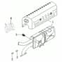 MH 198 RKS - Oleo-Mac Tiller Muffler Diagram