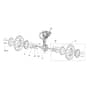MH 663 - Oleo-Mac Tiller Wheel Diagram