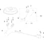 MISTRAL 72/12.5 K H (3in1) - Oleo-Mac Ride On Mower Flywheel Diagram