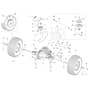 MISTRAL 72/12.5 K H (3in1) (K1250) EURO 5 - Oleo-Mac Ride On Mower Transmission Diagram