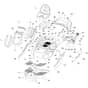 MISTRAL 72/12.5 K H (3in1) VERS - 2017 - Oleo-Mac Ride On Mower Body Diagram