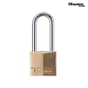 Master Lock Solid Brass 40mm Padlock 4-Pin - 51mm Shackle - 140EURDLH