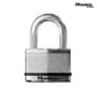Master Lock Excell Laminated Steel 50mm Padlock - 25mm Shackle - M5EURD