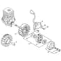 Stihl MM55 - Ignition System, Clutch - Parts Diagram