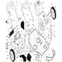 McCulloch MM56-675 DWA - 96141021500 - 2009-01 - Frame Parts Diagram