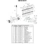 McCulloch Moss Rake - 2014-10 - Main Assy Parts Diagram