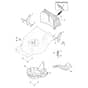 MP1 504 S-H - 2015-2016 - 294506033/15 - Castel Garden Rotary Mower Protection Belt Diagram