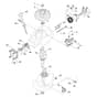 MP1 554 WS - 2019-2022 - 294556043/19 - Castel Garden Rotary Mower Engine - Piston, Crankshaft Diagram
