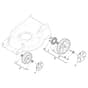 MP1 554 WS-B - 2015-2019 - 294556023/15 - Castel Garden Rotary Mower Wheels and Hub Caps Diagram