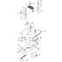 MR 1500 - 2024-2025 - 2R7102023/M24 - Mountfield Robot Mower Electrical Parts: Boards, Sensors And Displays Diagram