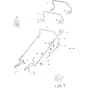 MR 55 TBD EURO 5 -  - Efco Rotary Mower Handlebar Diagram